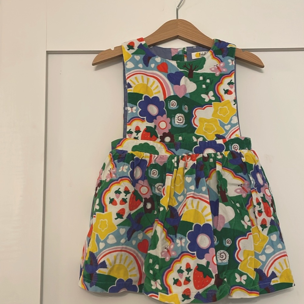 Mini Boden Cord pinafore